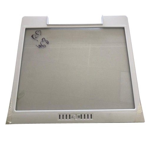 Cristal, Bandeja... HISENSE RB468N4EW1, NUEVA. Fondo: 46 cms, Ancho: 48 cms. Con plastico ( balda cajón grande )