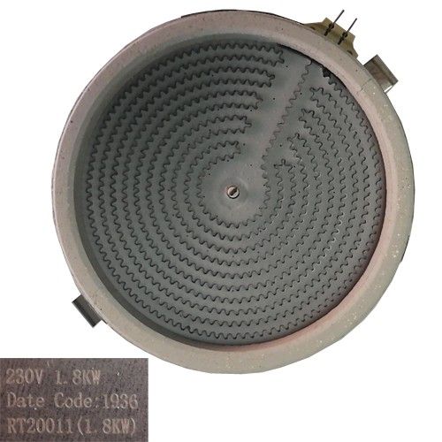 Resistencia Vitro RT20012, 1936, 20cm, 230V, 1.8 Kw, Cata TDN 603/B