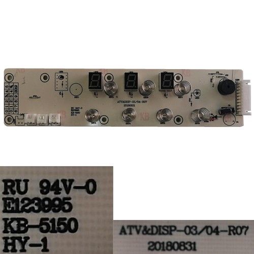 Modúlo Electrónico Mandos ATV&DISP-03/04-R07, 20180831, E123995, Cata TD 6003 BK