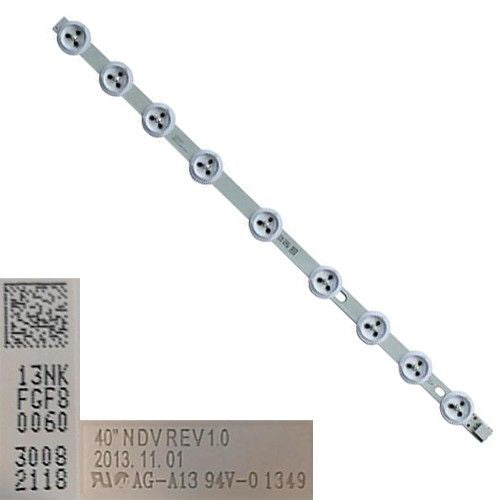 Tira 9 leds 40´´ NDV REV1.0, 30082118, C, Telefunken TE39182N25F1C10 UD-LED