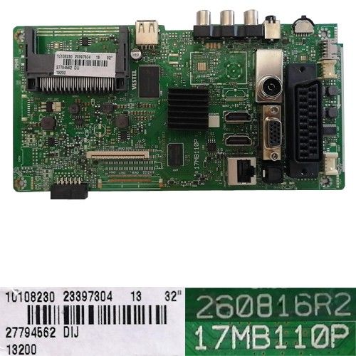 Placa Main Vestel 17MB110P, 23397304, 260816R2, Telefunken TFA32472SW