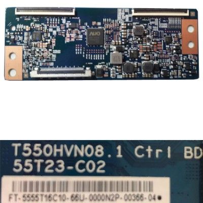 PLACA TCON Nevir T550HVN08.1 Ctrl BD 55T23-C02 FT-5555T16C10-66U-0000N2P-00366-04