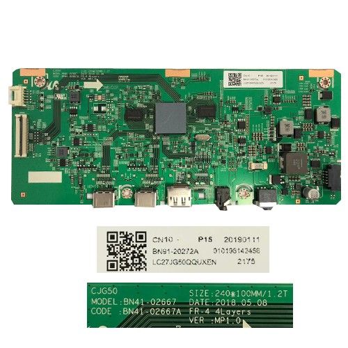 Placa Main BN41-02667, BN91-20272A, Samsung C27JG50QQU