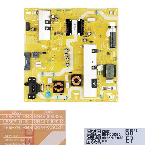 Fuente Alimentación BN44-00932Q REV 1.2, AM5RN199669 Samsung UE50RU7172U