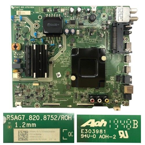 Placa Main Hisense RSAG7.820.8752/ROH E303981 Hisense H43B7120