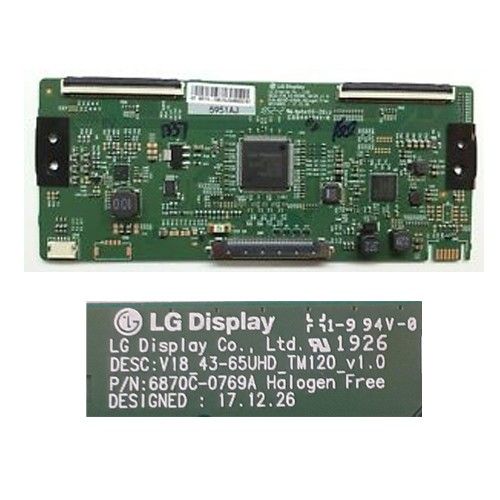 Placa Tcon 6870C-0769A, 6871L PHILIPS 43PUS6554/12