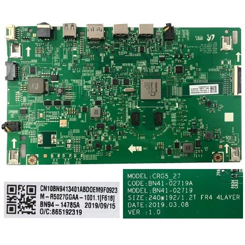 Placa Main BN41-02719, BN94-14785A, Samsung C27RG50FQU