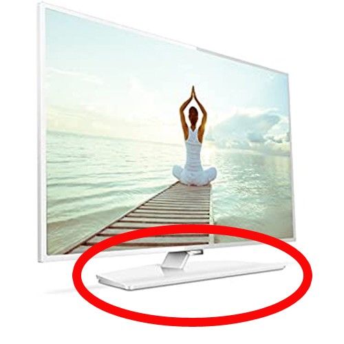 PIE BASE PHILIPS 40HFL3011W/12, X45G8801, X15T9977103 ( Con tornillos )