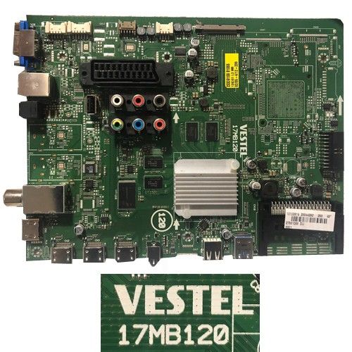 Placa Main Vestel 17MB120, 281015R2, 23344292, Telefunken TE43301G37T2R