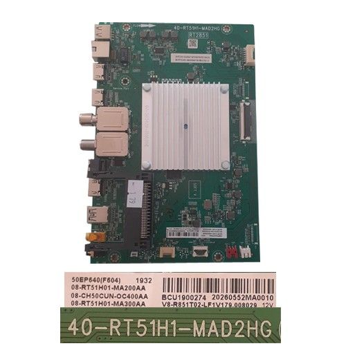 Placa Main 40-RT51H1-MAD2HG, BCU1900274 TCL 50EP640