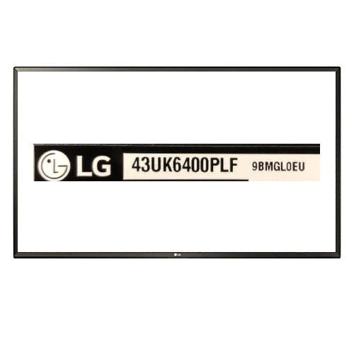 Marco Frontal Negro LG 43UK6400PLF NUEVO