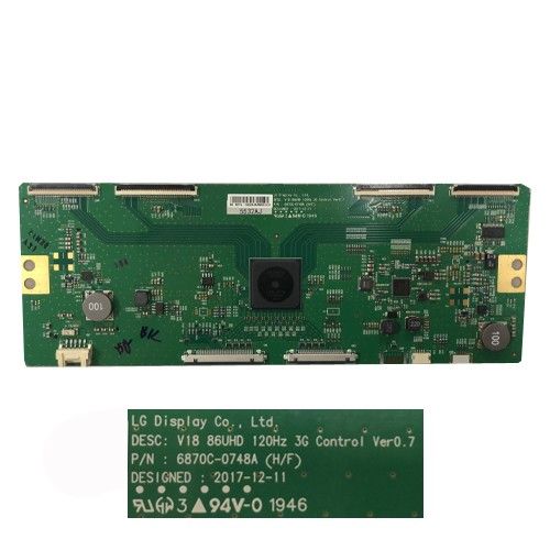 Placa T-Con LG 86UL3E-TJ, 0748C-0748A