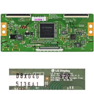 Placa Tcon LG 43SM5KE-B 6870C-0532C