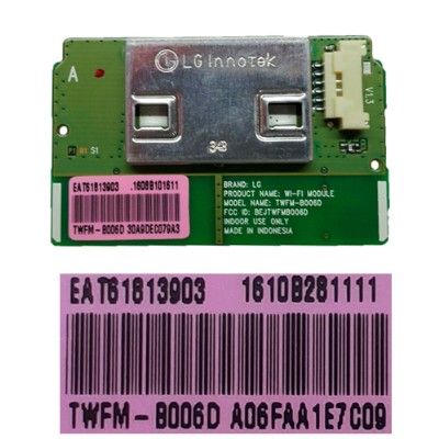 Modulo Wireless / Wifi LG 49UH610V, LG 49UH620V, LG 32LH604V, EAT61813903