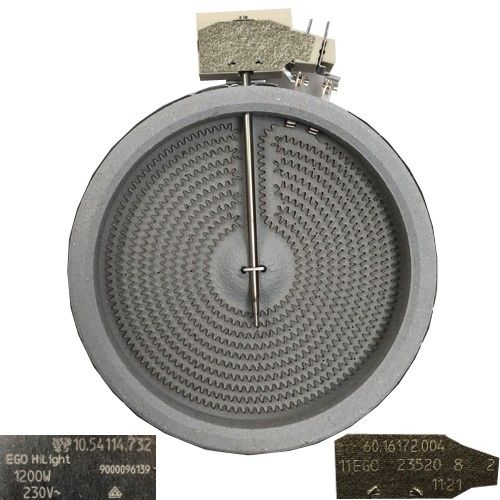 Resistencia Vitro Bosch HT6ET60, 60.16172.004, 16 cm 1200W 10.54114.732 SWAP