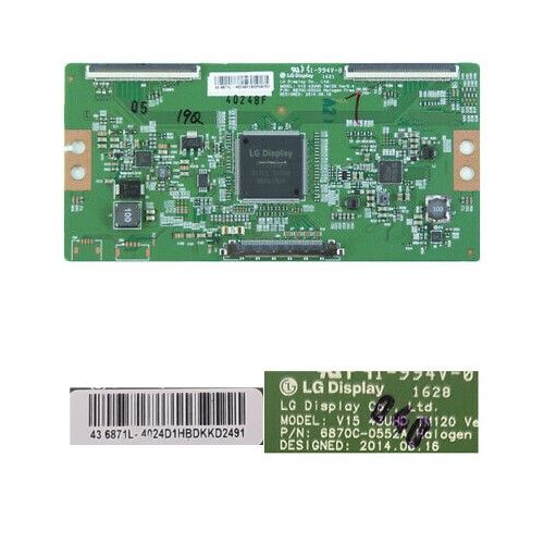 Placa T-Con HITACHI 43HK15W64I 43 6871L-4024D