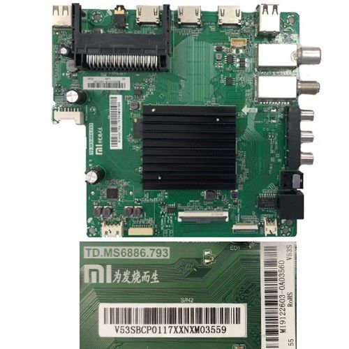 Placa Main Xiaomi L55M5-5ASP, TD.MS6886.793, M19122603