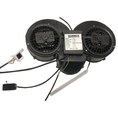 Motor Campana ROMMER T-641 COMPLETO, con LUZ, Cable Alimentación y Botoneras 192w