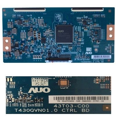 Placa Tcon 43T03-C00 T430QVN01.0 CTRL BD Samsung UE43JU6060K Samsung UE43KU6000K