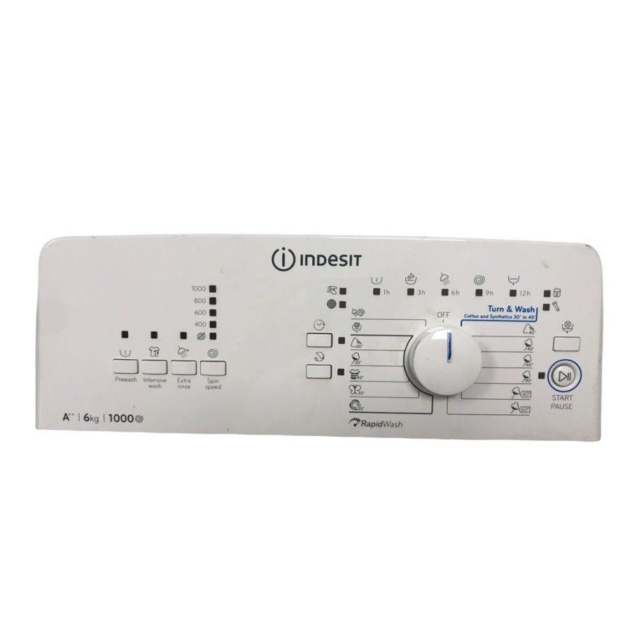 Carcasa Frontal Lavadora Indesit BTW A61052, 0681439 19000346 , swap/usado