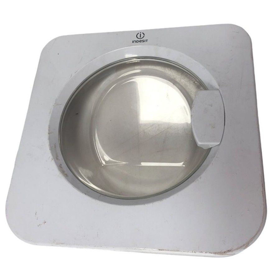 Puerta Lavadora Indesit IWME 8 EU swap/usado con muchos arañazos