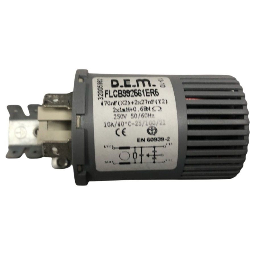 Filtro Antiparásitos Lavadora SMEG SWM812ES1, FLCB992661ER5 32005982 SWAP/USADO