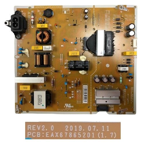 Fuente Alimentación REV2.0 EAX67865201 (1.7), LGP55TJ-18U1, LG 55UN71003LB