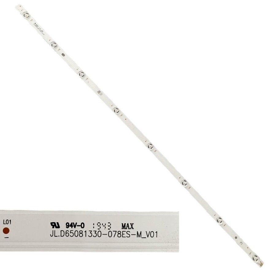 Tira 8 leds JVC LT-65VU3000 JL.D65081330-078ES-M_V01 TYPE A swap de desmontaje
