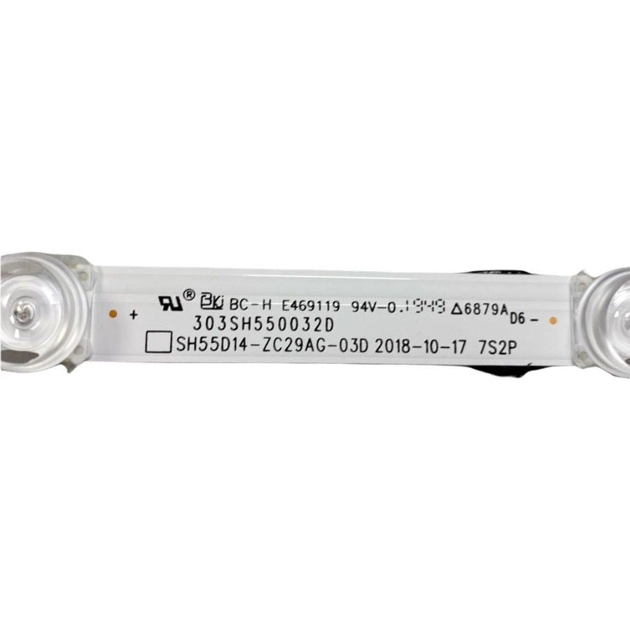 Tira 12 leds HISENSE 55AE7400F JHD550X3Y81-TAL2 SH55D12-ZC46AG-03 303SH550036 swap de desontaje