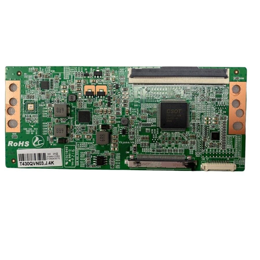 Placa T-Con TD SYSTEMS K43DLG12US T430QVN03.J.4K SX9251S2A-V2.0