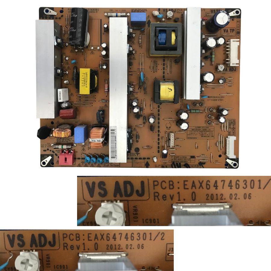 Fuente de Alimentación LG EAX64746301/2, EAY62749901
