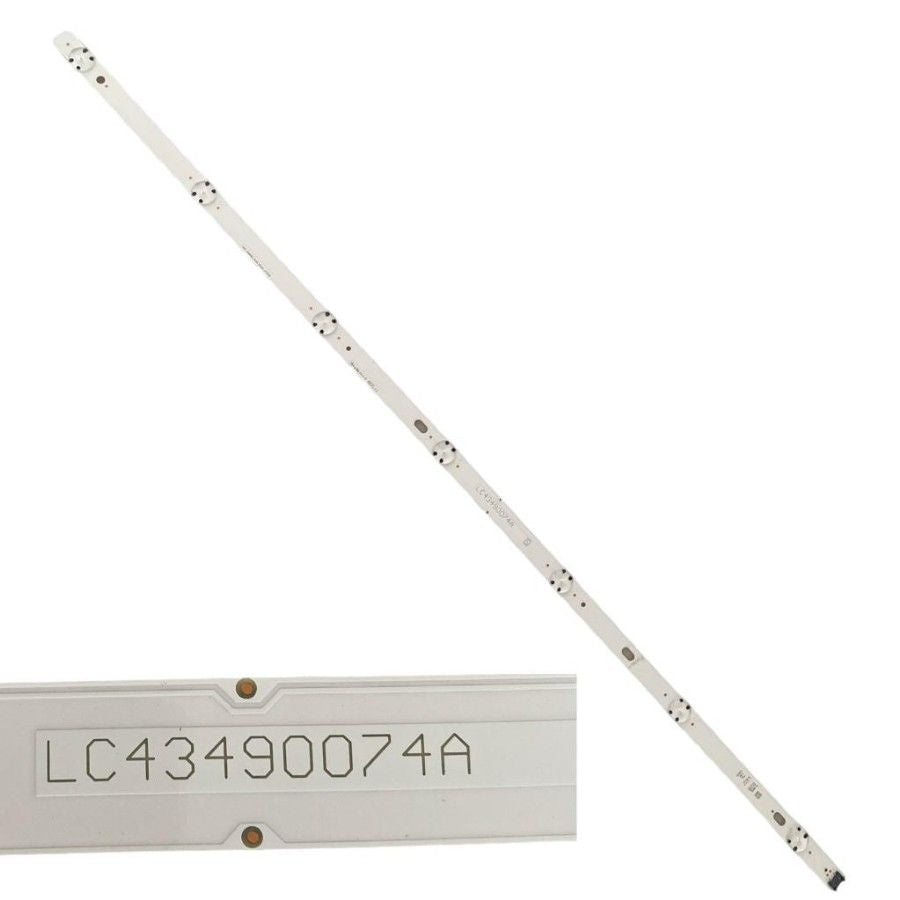 Tira 7 leds LG 43UK6300PLB LC43490074A SSC_430A83_7LED_REV01_171025