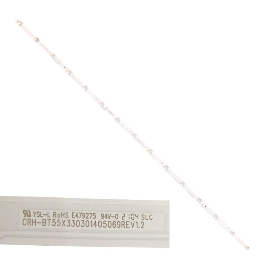 Tira 14 leds Hisense 55E76GQ CRH-BT55X330301405069REV1.2 swap de desmontaje