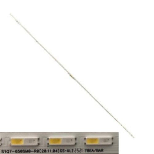 Tiras Led Samsung QE65Q74AAT S1Q7-650SM0-R0 swap de desmontaje
