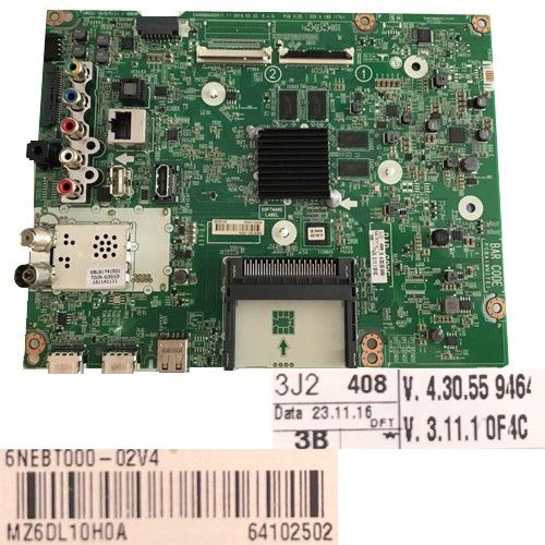 Placa Main LG 49UH650V EAX66804605(1.1) 6NEBT000-02V4 MZ6DL10H0A