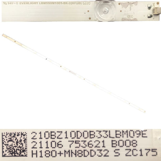 Tira 10 leds PHILIPS 55PUS7855/12 LBM550M1001-SK-2 210BZ10D0B33LBM09E