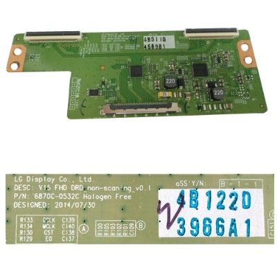 Placa T-Con Board TV LG 6870C-0532C LG 49LH604V