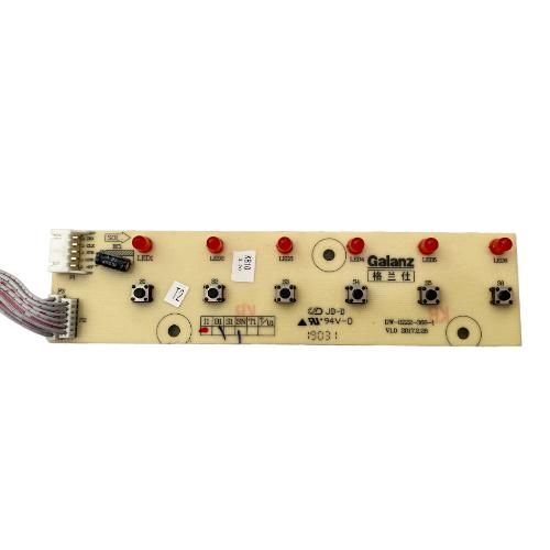 Módulo Electrónico Botonera Lavavajillas Schneider SLFS 6431X DW-0222-366-1 V1.0 SWAP/USADO