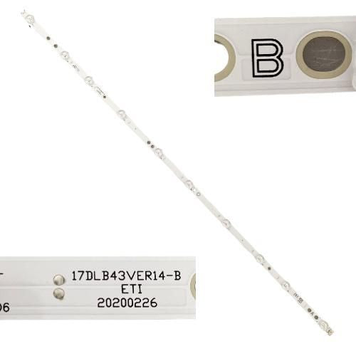 Tira 11 Led Toshiba 43HAK5751 Type B 17DLB43VER14-B