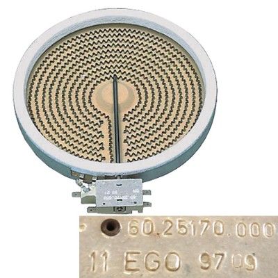 Resistencia Vitroceramica 10.54111.004 Ego-hilight 1200w 230V 14cms SWAP/USADO