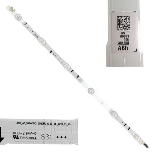 Tira 6 leds Samsung UE40J6240AK BN96-30449A AOT_40_5X6+5X3_3030FC
