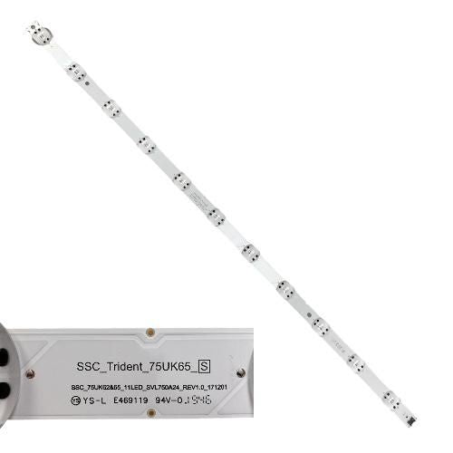 Tira 11 Leds LG 75UL3E-T SSC_Trident_75UK65_S EAV63992