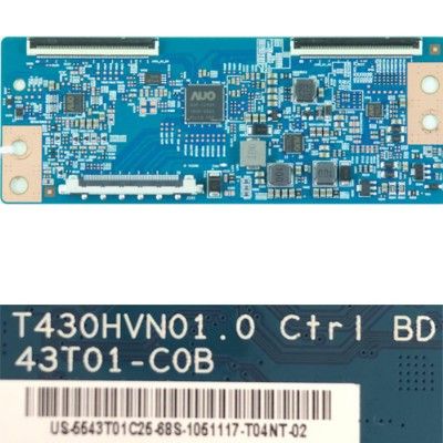Placa T-Con LG 55.43T01.C25 - 43T01-C0B - T430HVN01.0 Ctrl BD