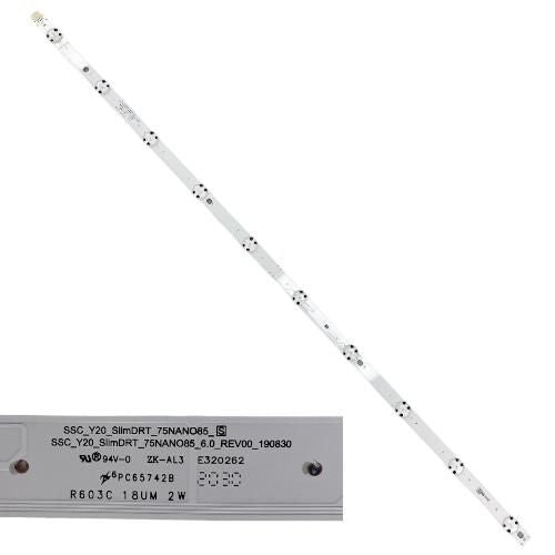Tira 10 leds LG 75NANO906NA SSC_Y20_SlimDRT_75NANO85_6.0_REV00_190830
