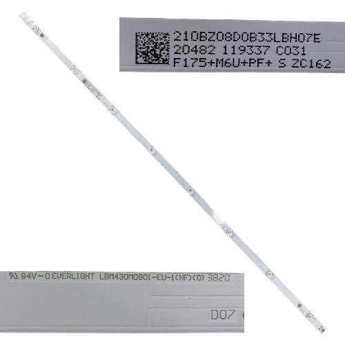 Tira 8 leds Philips 43PUS7855/12 LBM430M0801-EU-1
