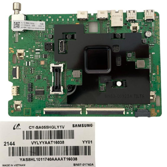 Placa Main SAMSUNG UE55AU8005K BN41-02844D BN94-17512U CY-SA055HGLY1V BN07-01740A