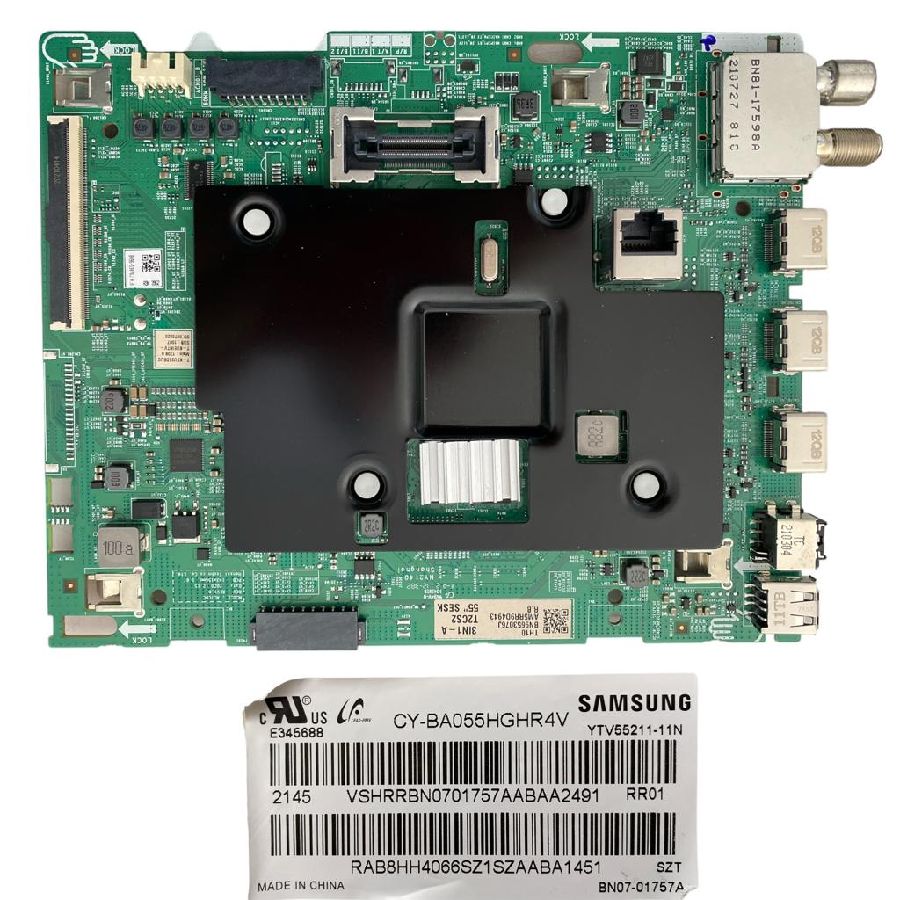 Placa Main SAMSUNG UE55AU7175U BN9653076J AU7COC REV1.0 BN07-01757A