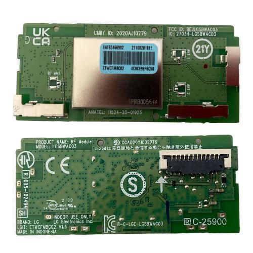 Modulo Wireless / Wifi LG 55NANO796PLC EAT65166902 2703H LGSBWAC03 V1.3