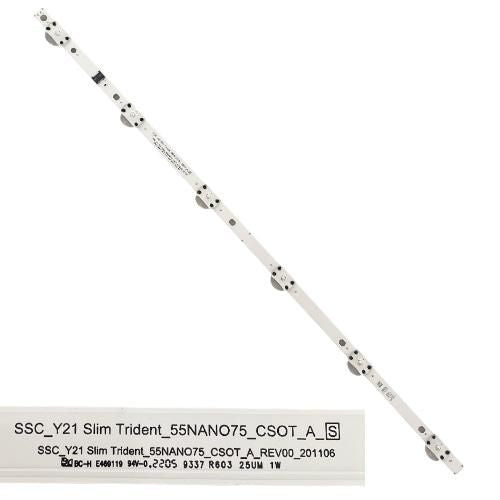 Tira 6 Leds LG 55NANO796PC SSC_Y21 Slim Trident_55NANO75_CSOT_A_S