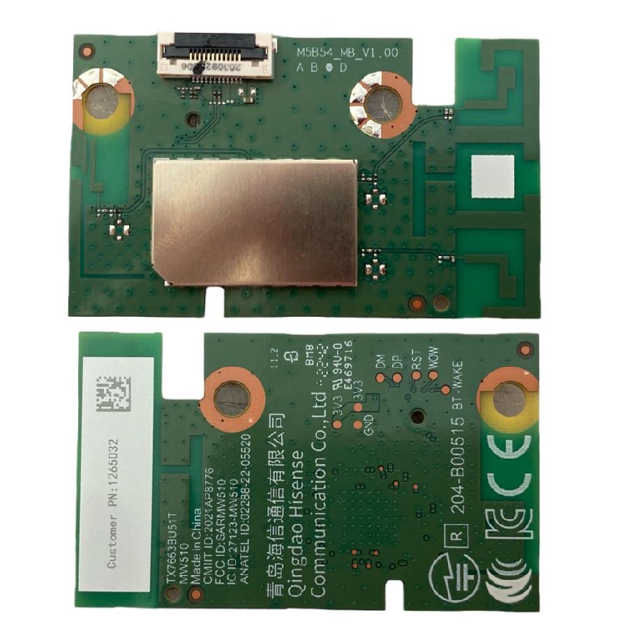 Modulo Wireless / Wifi HISENSE 43A63H M5B54_MB_V1.00 204-B00515